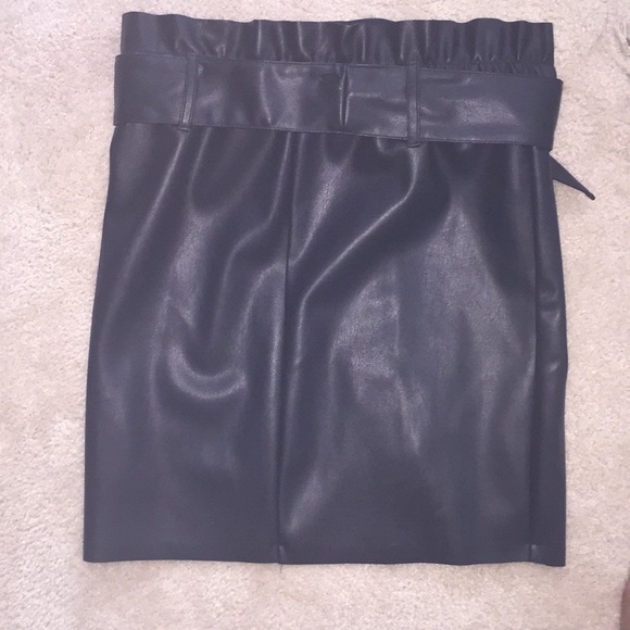 Faux Leather Skirt - Picture 2 of 4
